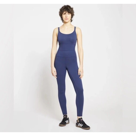 Universal Standard Next to Naked Navy Blue Bodysuit Women’s Size 00/0 NEW 4XS - Picture 1 of 9